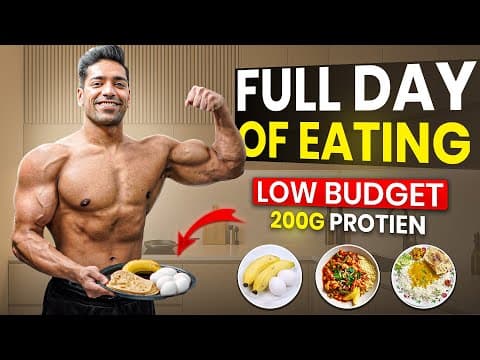 200g Protein Full Day Of Eating For Muscle Gain | Low Budget Indian Bodybuilding Diet